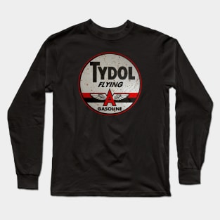 Tydol Flying Gasoline vintage sign rusted version Long Sleeve T-Shirt